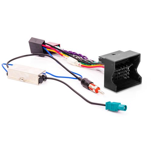 Kit Fácil Chicote de ligação e Adaptador de Antena Audi BMW Citroen VW Peugeot
