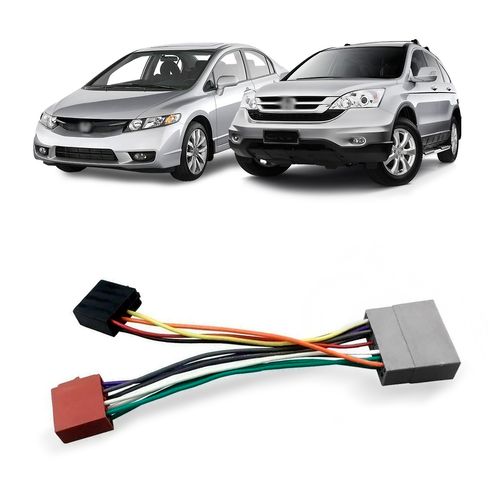 Chicote de Ligação New Civic e CR-V Plug Conector ISO 16 Vias