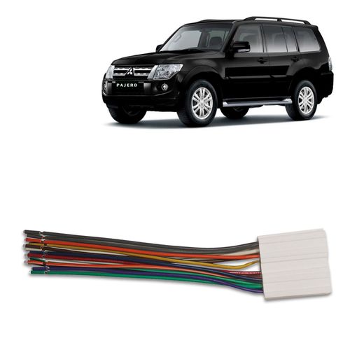 Chicote de Ligação Pajero 2006 a 2008 Plug Conector ISO 16 vias