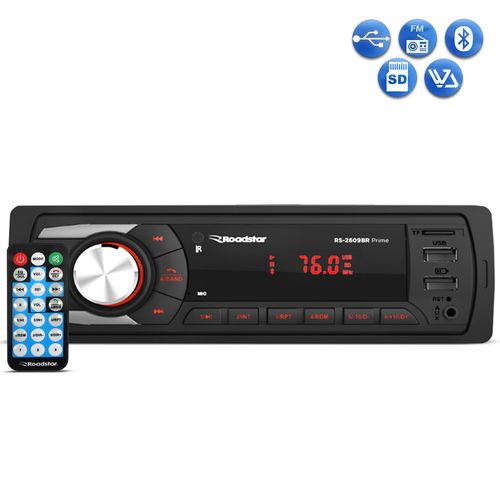 Radio Automotivo Roadstar RS-2609BR Mp3 Player Bluetooth USB SD Aux