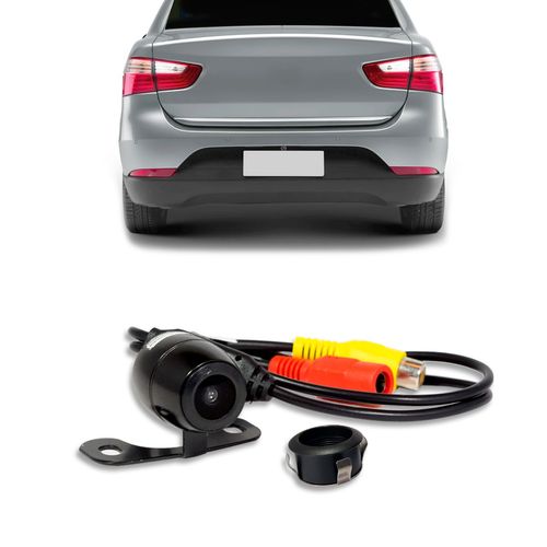 Câmera de Ré Borboleta 2x1 Universal Roadstar RS121BR