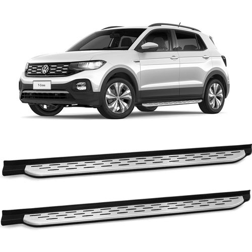 Estribo Lateral T-Cross 2019 2020 Alumínio Escovado Original Expex