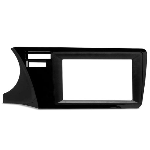 Moldura de Painel 9 Polegadas City 2015 a 2021 Flutuante Black Piano