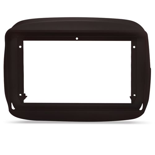 Moldura do Painel 9 Polegadas Fiat Mobi 2017 a 2023 Marrom