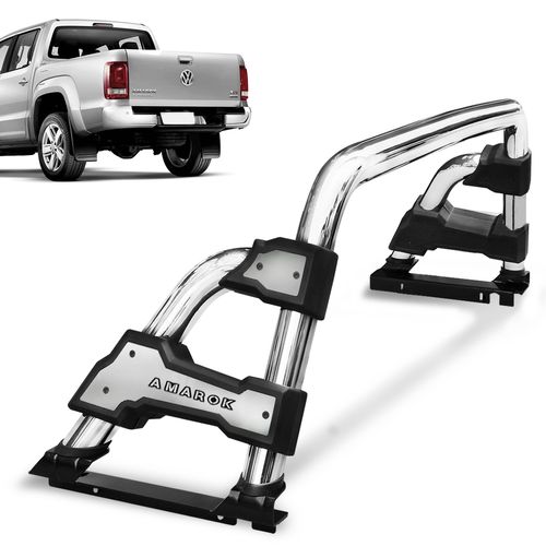 Santo Antonio Amarok 2010 a 2023 Cromado STR Sem Barra