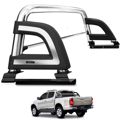 Santo Antonio Chevrolet S10 2012 a 2022 Cromado Bepo Grade Vigia