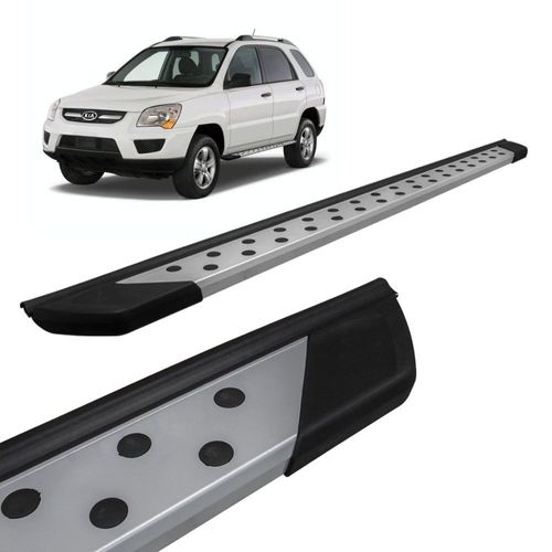 Estribo Lateral Kia Sportage 2010 a 2013 Alumínio Prata Bepo
