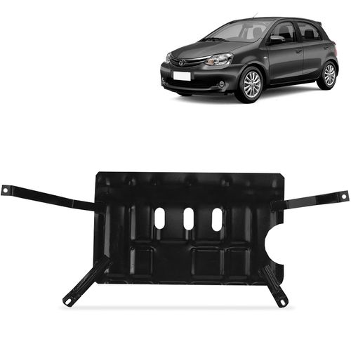 Protetor de Carter Etios 2012 a 2021 Preto Peito de Aço DHF