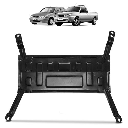 Protetor de Carter Fiesta Street Courier Preto Peito de Aço DHF