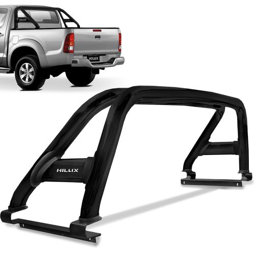 Santo Antonio Hilux 2005 a 2015 Duplo Preto Sem Barra