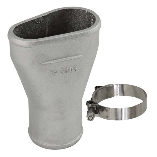 Tubo de pressurização para borboleta VW Gol GTI 16V com saída para mangueira 2 1/4" + Abraçadeira Tucho