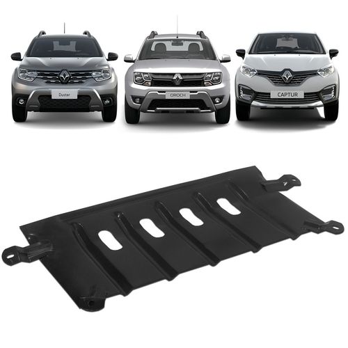 Protetor de Carter Duster Captur Oroch Peito de Aço