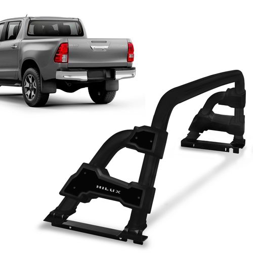 Santo Antonio Hilux 2016 a 2024 Preto STR Sem Grade