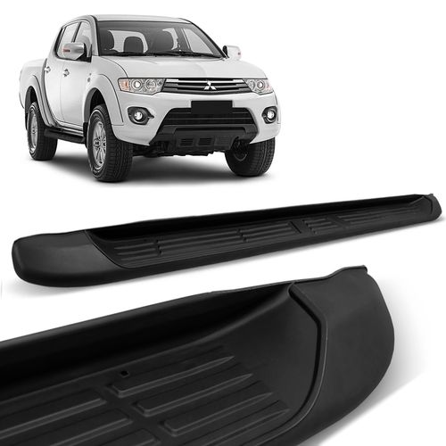 Estribo Lateral L200 Triton 2008 a 2018 Injetado Original Bepo