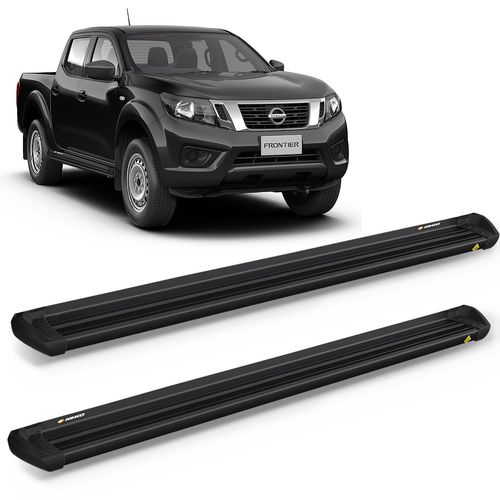 Estribo Lateral Frontier 2017 a 2023 Alumínio Preto Keko K1