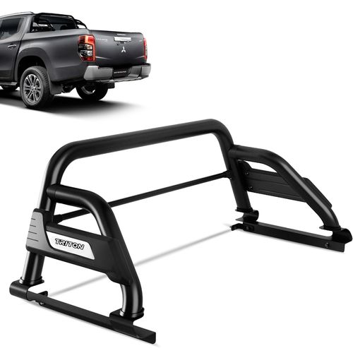 Santo Antônio L200 Triton Sport 2017 a 2023 Preto Bepo B3 Com Barra