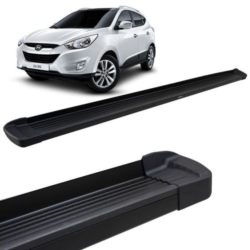 Estribo Lateral Ix35 2007 a 2015 Alumínio Preto Fosco Bepo