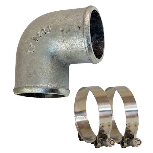 Tubo de pressurização universal em alumínio 90° - DIVERSOS MODELOS