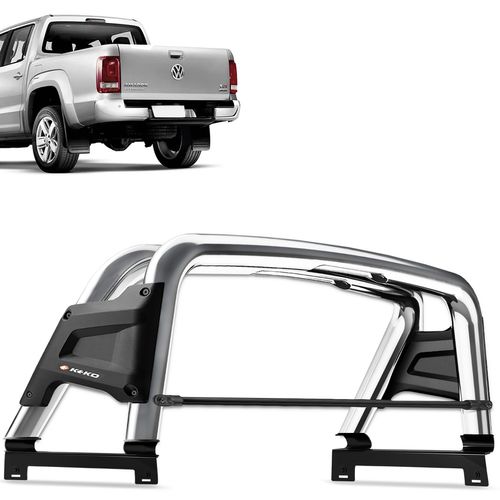 Santo Antonio Amarok 2010 a 2023 Cromado Com Barra Keko K1