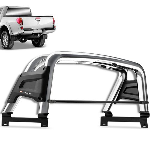 Santo Antonio L200 Triton 2008 a 2018 Cromado Barra Keko K1