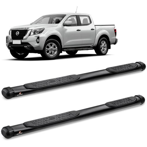 Estribo Lateral Oblongo Frontier 2017 a 2023 Preto Keko K1