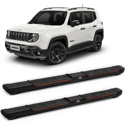 Estribo Lateral Jeep Renegade 2015 a 2023 Preto Keko My Road