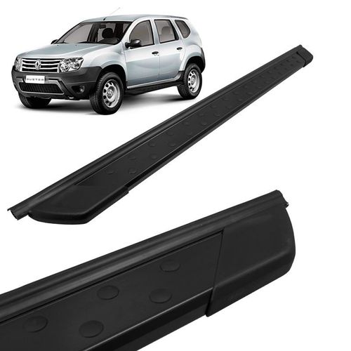 Estribo Lateral Renault Duster 2012 a 2018 Aluminio Preto Bepo