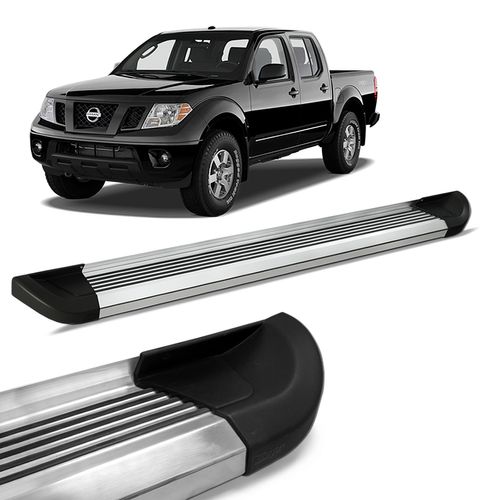 Estribo Lateral Frontier 2008 a 2016 G2 Aluminio Polido Bepo