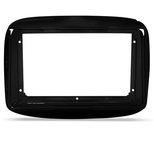 Moldura do Painel 9 Polegadas Fiat Mobi 2017 a 2023 Preto