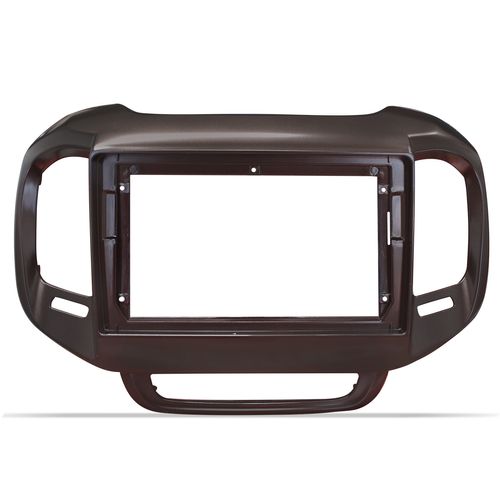 Moldura do Painel 9 Polegadas Fiat Toro 2016 a 2021 Marrom