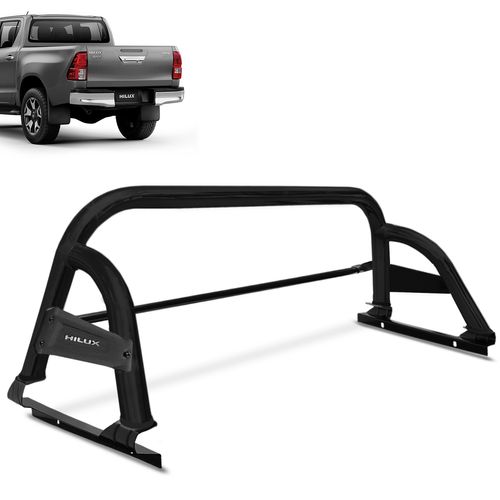Santo Antonio Hilux 2016 a 2023 Preto ST Com Barra