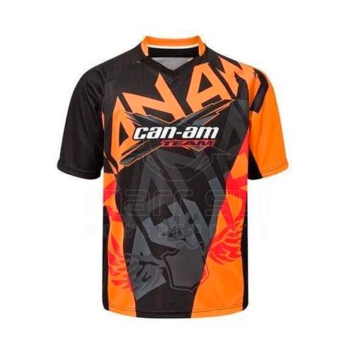 Camisa Manga Curta Laranja Para Trilha Can-am - Gg