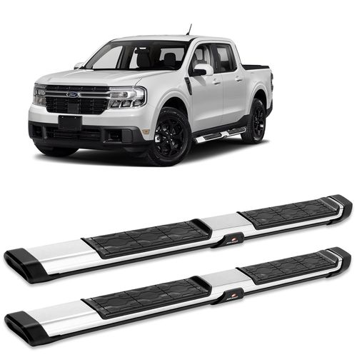 Estribo Lateral Ford Maverick 2022 2023 Cromado Keko My Road