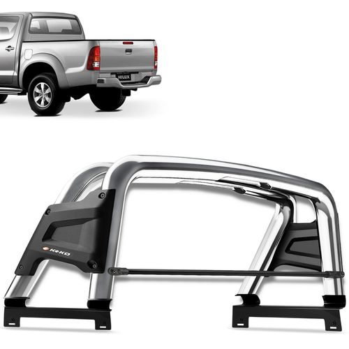 Santo Antonio Hilux 2005 a 2015 Cromado Com Barra Keko K1