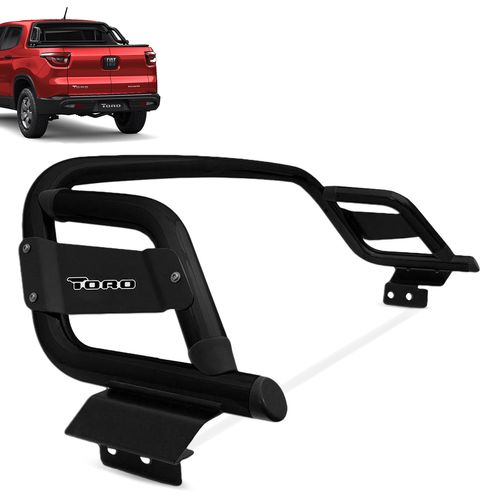 Santo Antonio Fiat Toro 2016 a 2023 Preto Slim Bepo