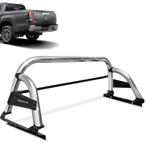 Santo Antonio L200 Triton Sport 2017 a 2023 Cromado ST Com Barra