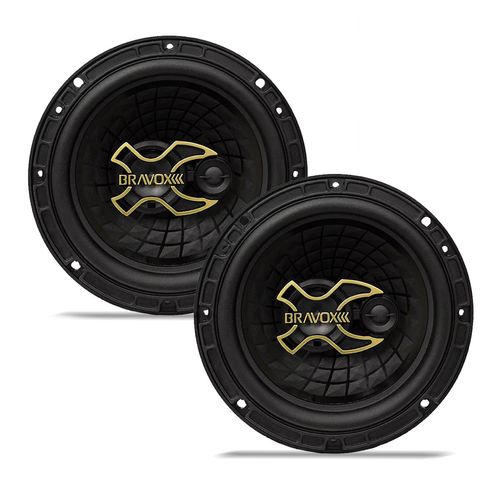 Par Alto Falante Bravox 6 Pol B3X60 Gold 100W RMS 4 Ohms Triaxial