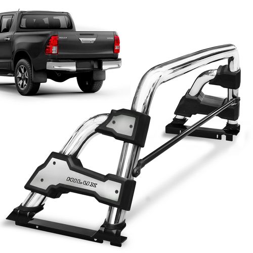 Santo Antonio Hilux 2016 a 2023 Cromado STR Com Grade