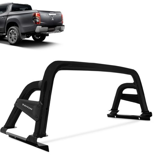 Santo Antonio L200 Triton Sport 2017 a 2023 Preto ST Sem Barra