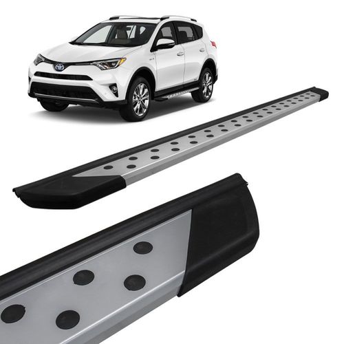 Estribo Lateral Toyota Rav4 2013 a 2018 Alumínio Prata Bepo