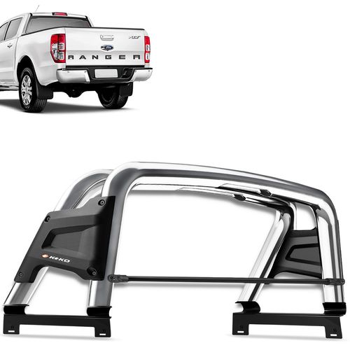 Santo Antonio Ranger 2013 a 2023 Cromado Com Barra Keko K1