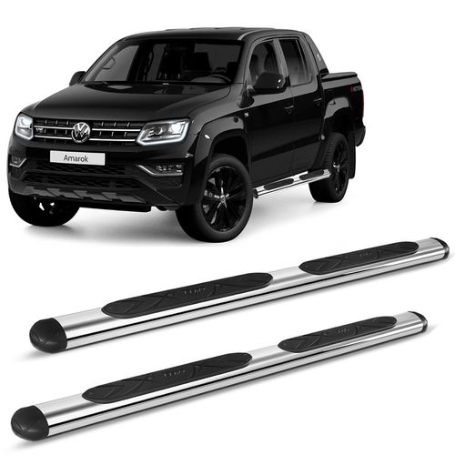 Estribo Oval Amarok 2010 a 2023 Aço Carbono Cromado Bepo