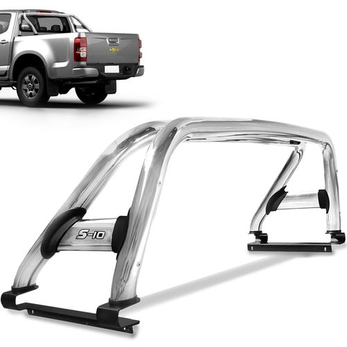 Santo Antonio S10 2012 a 2023 Duplo Cromado Sem Barra