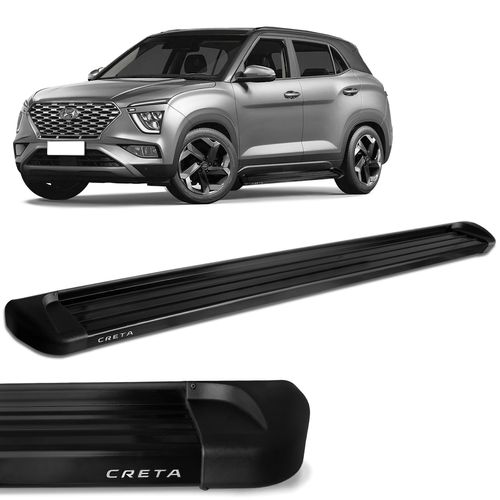 Estribo Lateral Creta 2022 2023 Alumínio Preto