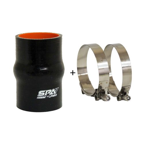 Mangueira de Pressurização de Silicone SPA reta com hump 2"1/4 x 100mm