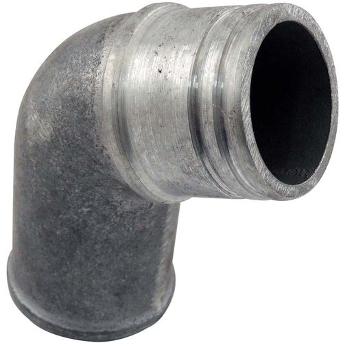 Tubo de pressurização universal em alumínio 45° 2" diâmetro curto