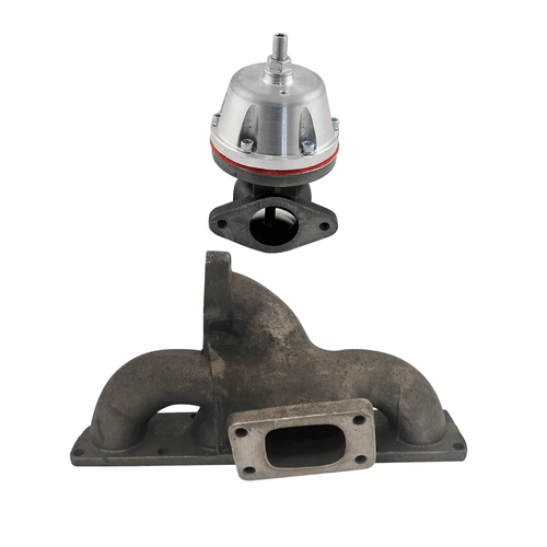 Coletor de escape para turbo GM Vectra GSi / Calibra 2.0 16V T3 (C20XE) - T3 + WASTEGATE MCSI SR2 BOOSTER - CARGA MÉDIA - 0,8G A 1,2BAR