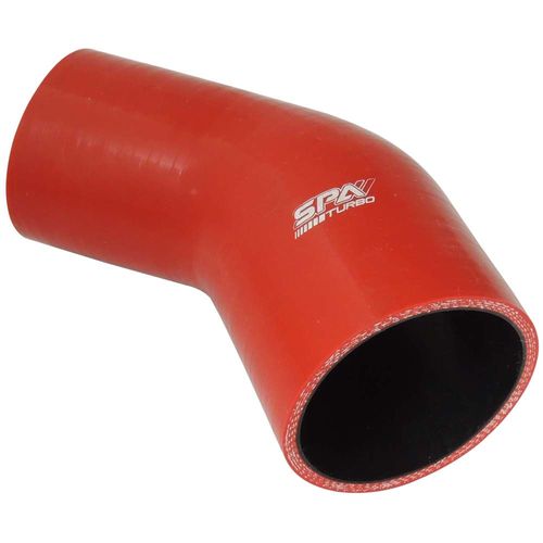 Mangueira de pressurização de silicone SPA 45° com redução 3" x 2 1/2" x100mm