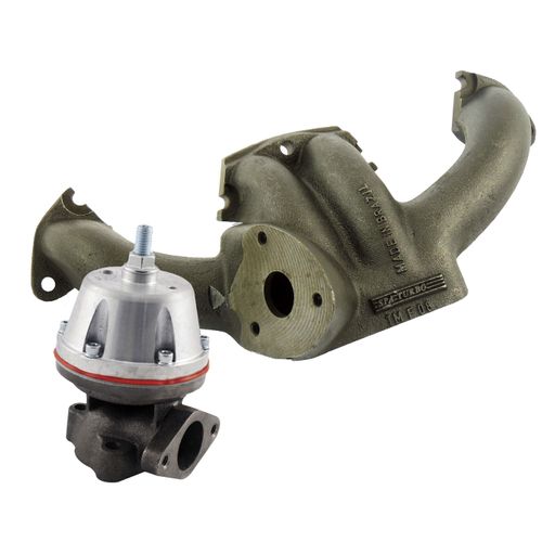 Coletor de escape para turbo Fiat Fiasa - T3 + WASTEGATE MCSL SR2 BOOSTER - CARGA MÉDIA - 0,8G A 1,6BAR (TMF08-VLWGM10M)