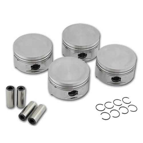 Pistão forjado Plano para VW AP 2.0 ASPRO- SPA linha Super A com pinos 63,45x20mm e travas (jogo com 4 unidades)